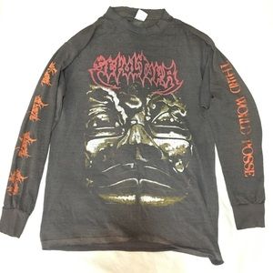 Vintage VERY RARE Sepultura 1992 Tour Shirt Third World Posse Thrash Death Metal